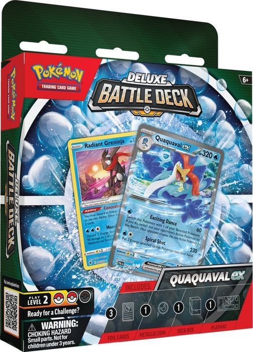 Pokemon TCG: Quaquaval ex Deluxe Battle Deck