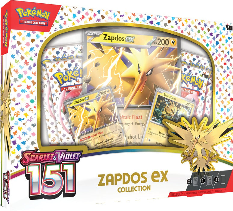 Pokemon Scarlet & Violet 151 Zapdos ex Collection
