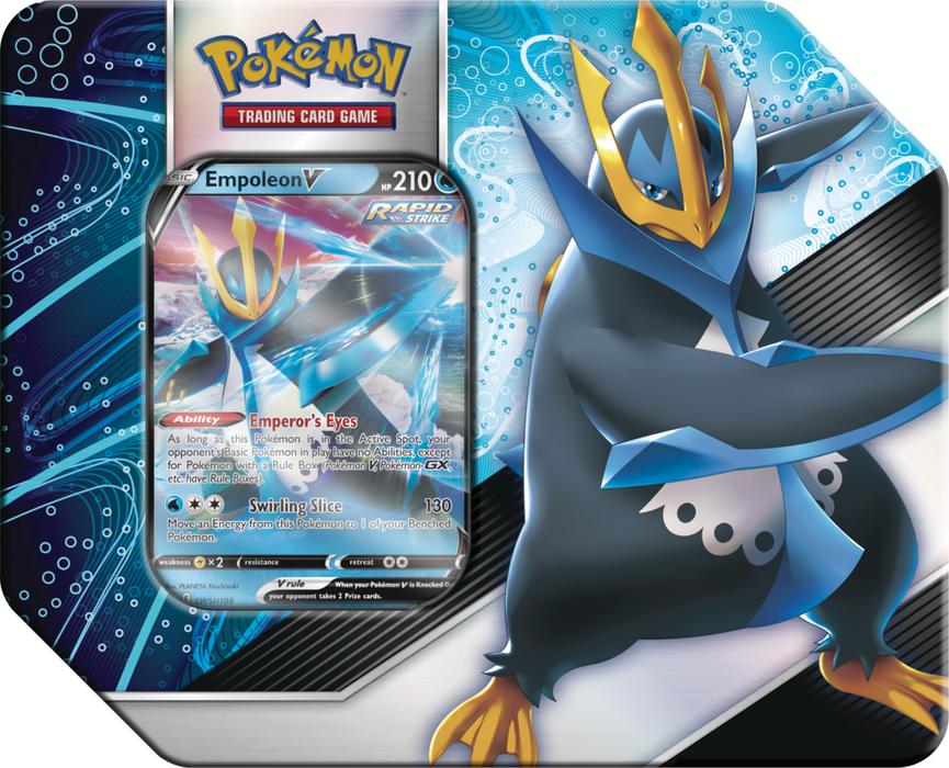 Tyranitar & Empoleon V Strikers Tin