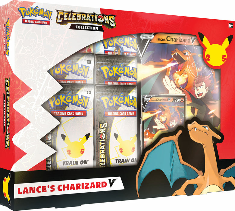 Pokemon TCG: Lance's Charizard V & Dark Sylveon V Celebrations Collection