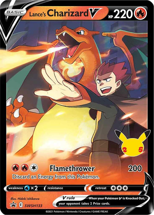 Pokemon TCG: Lance's Charizard V & Dark Sylveon V Celebrations Collection