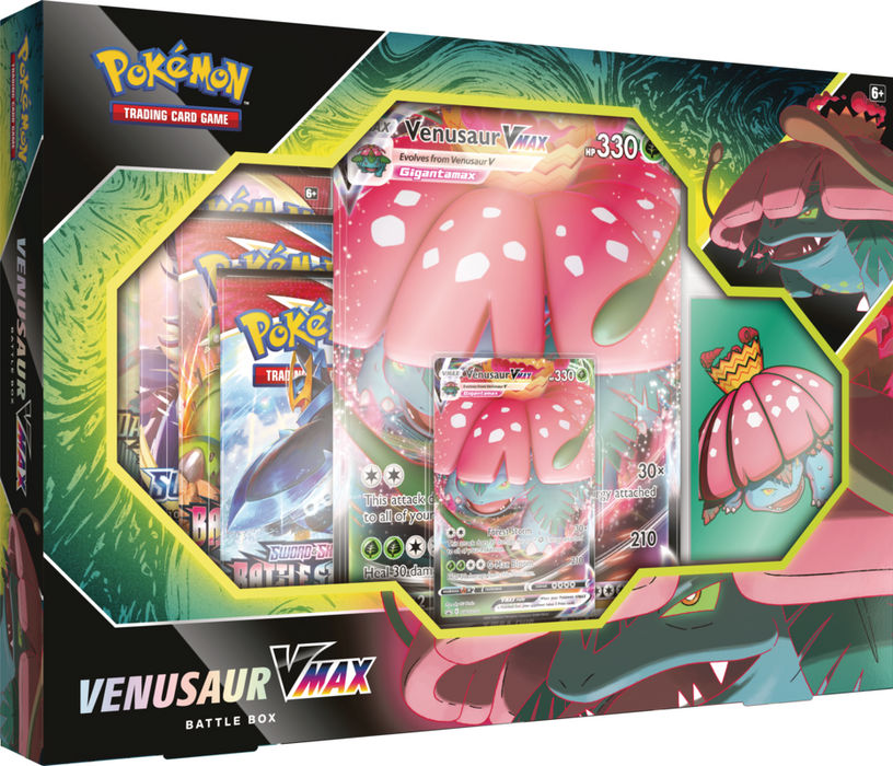 Blastoise & Venusaur VMAX Battle Box