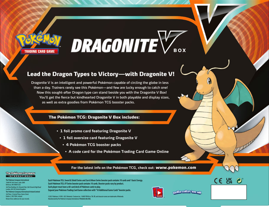 Pokemon TCG: Hoopa V & Dragonite V Box