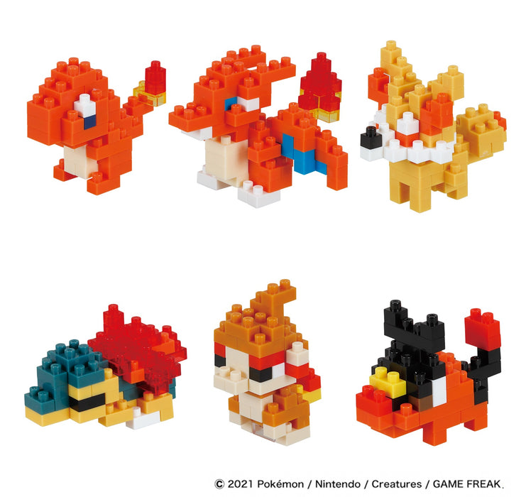Nanoblock Mininano Fire Pokemon Set