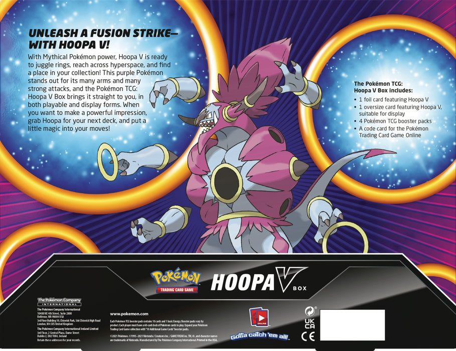 Pokemon TCG: Hoopa V & Dragonite V Box