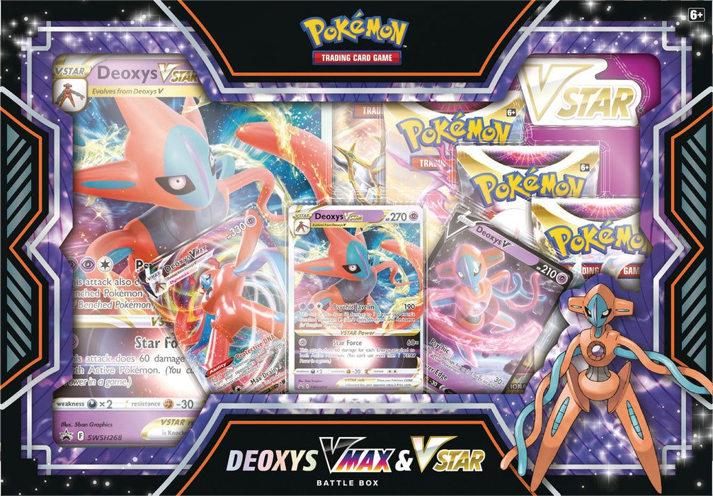 Pokemon TCG: Deoxys & Zeraora VMAX & VSTAR Battle Box