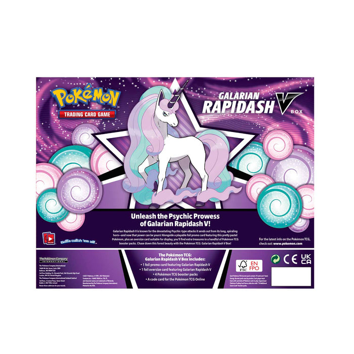 Sword & Shield: Galarian Rapidash V Box