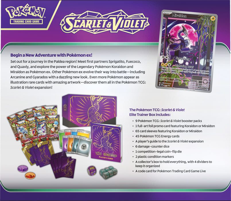 Pokemon TCG: Scarlet & Violet Elite Trainer Box
