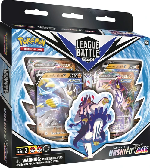Pokemon TCG: Urshifu VMAX Single/Rapid Strike League Battle Deck