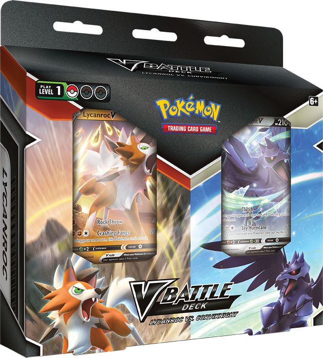 Pokemon TCG: V Battle Decks Lycanroc vs Corviknight