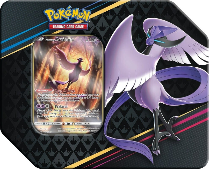 Pokemon TCG: Crown Zenith Collection Tin (Articuno, Zapdos, Moltres)