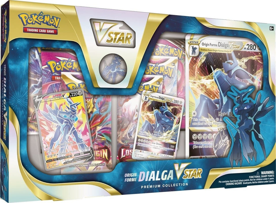 Pokemon TCG: Origin Form Palkia & Dialga VSTAR Premium Collection