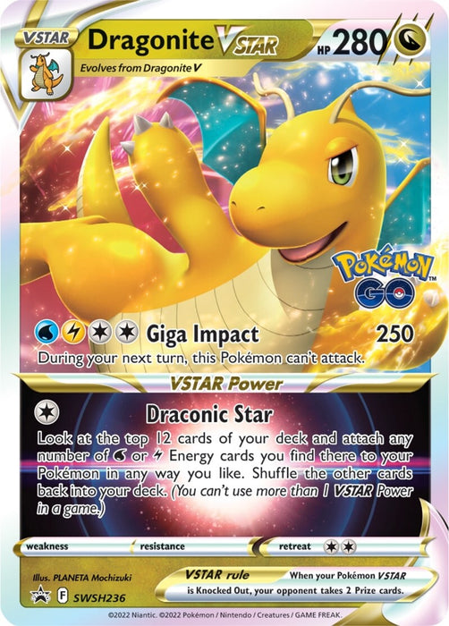 Pokemon GO Dragonite VSTAR Premiere Deck Holder Collection