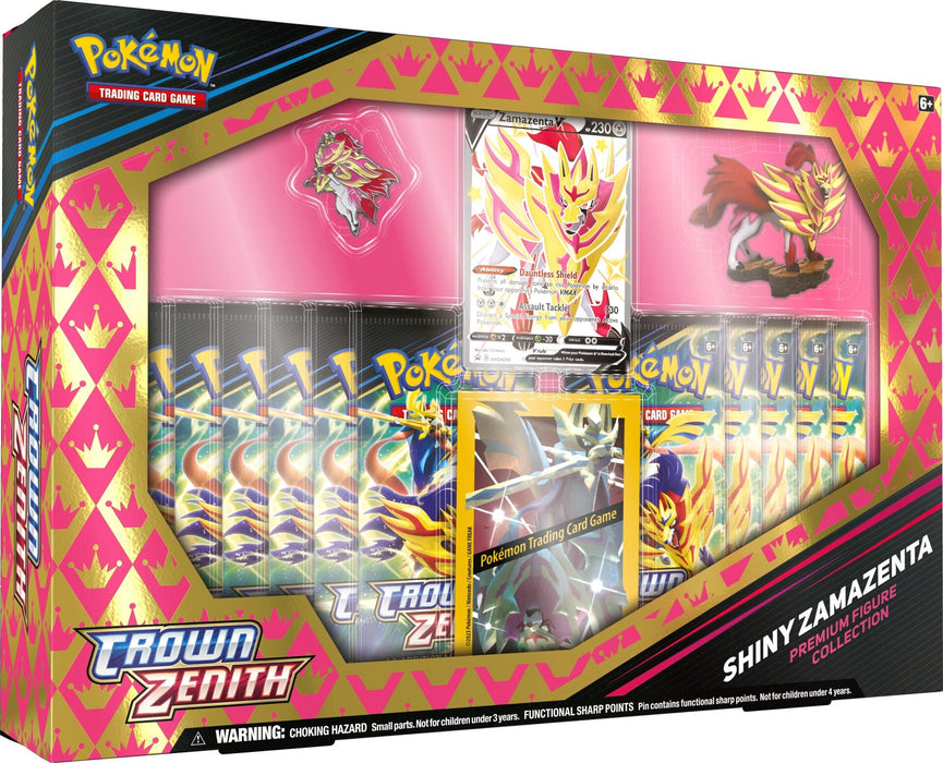 Pokemon TCG: Crown Zenith Shiny Zacian & Zamazenta Premium Figure Collection