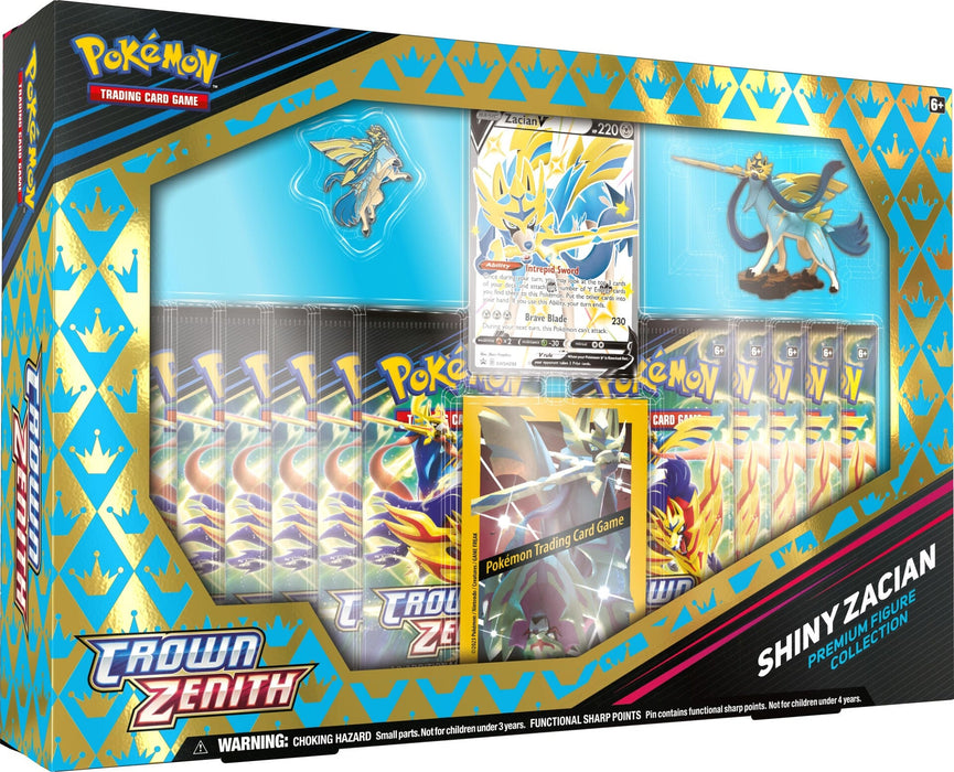 Pokemon TCG: Crown Zenith Shiny Zacian & Zamazenta Premium Figure Collection
