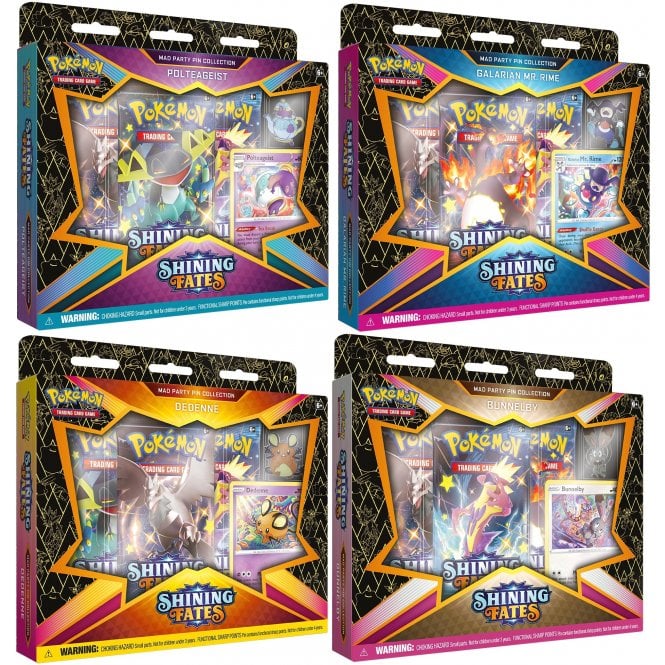 Sword & Shield: Shining Fates Mad Party Pin Collection
