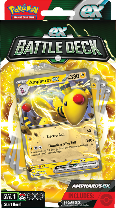Pokemon TCG Ampharos ex Battle Deck