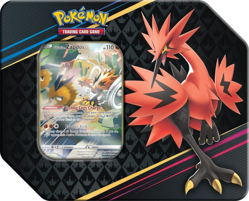 Pokemon TCG: Crown Zenith Collection Tin (Articuno, Zapdos, Moltres)