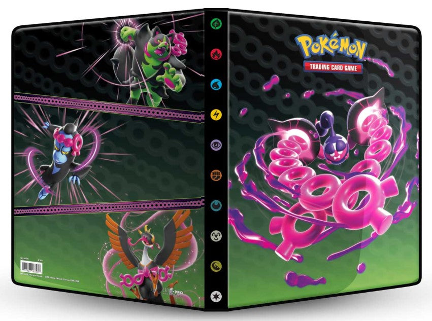 Pokemon Pocket Monsters Cards Ultra Pro 4-Pocket Portfolio For Pokmon TCG Shrouded Fable Scarlet & Violet Theme Pokemon Pocket Monsters Cards Ultra Pro 4-Pocket Portfolio For Pokmon TCG Shrouded Fable Scarlet & Violet Theme
