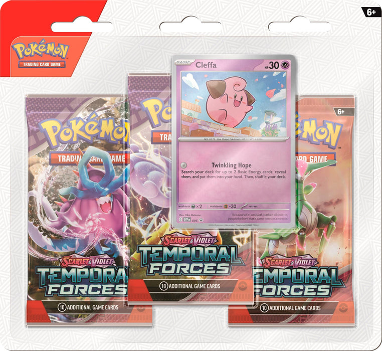 [PREORDER] Pokemon TCG: Temporal Forces 3 Booster Blister