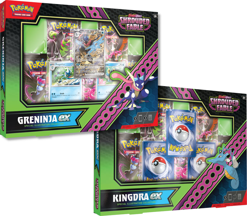 Pokemon TCG: Shrouded Fable Kingdra / Greninja ex Special Illustration Collection