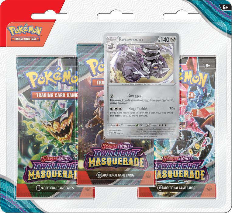 Pokemon TCG: Twilight Masquerade 3 Booster Blister