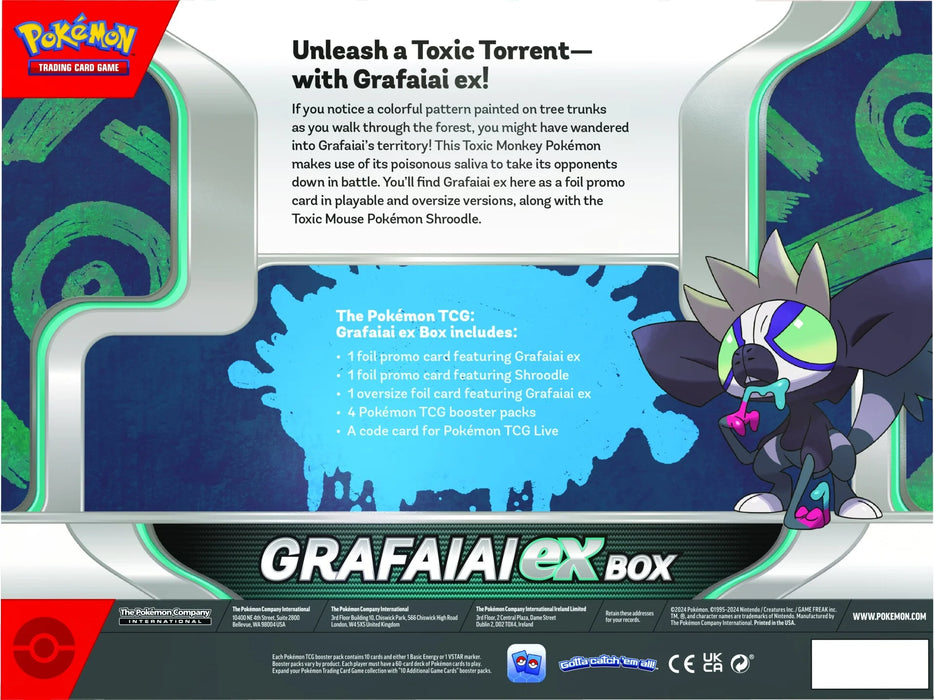 Pokemon TCG: Grafaiai ex Box