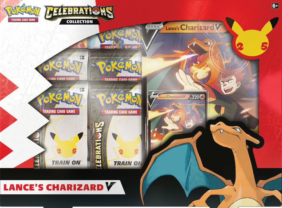 Pokemon TCG: Lance's Charizard V & Dark Sylveon V Celebrations Collection