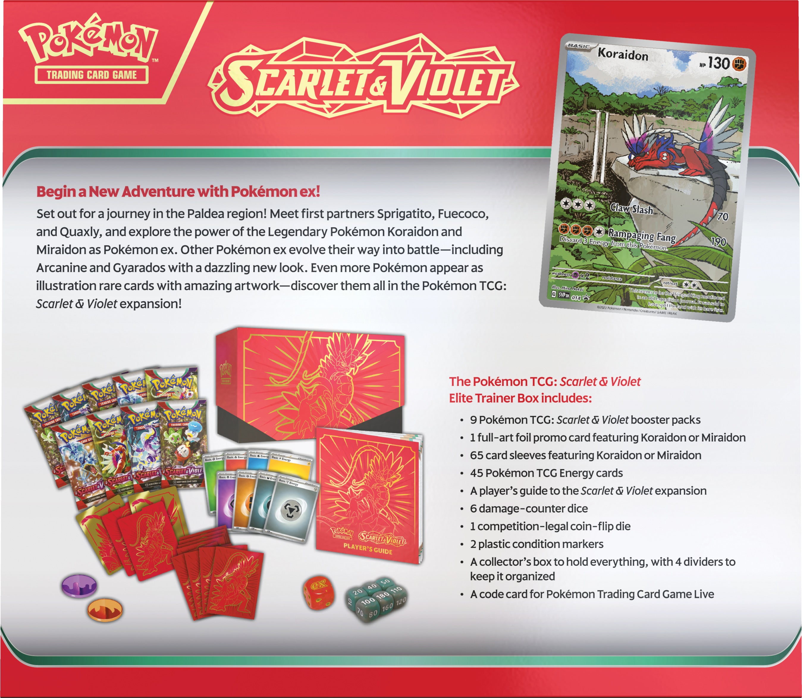Pokemon TCG: Scarlet & Violet Elite Trainer Box — PKMN Store