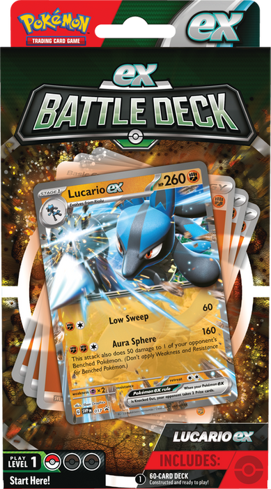 Pokemon TCG Lucario ex Battle Deck