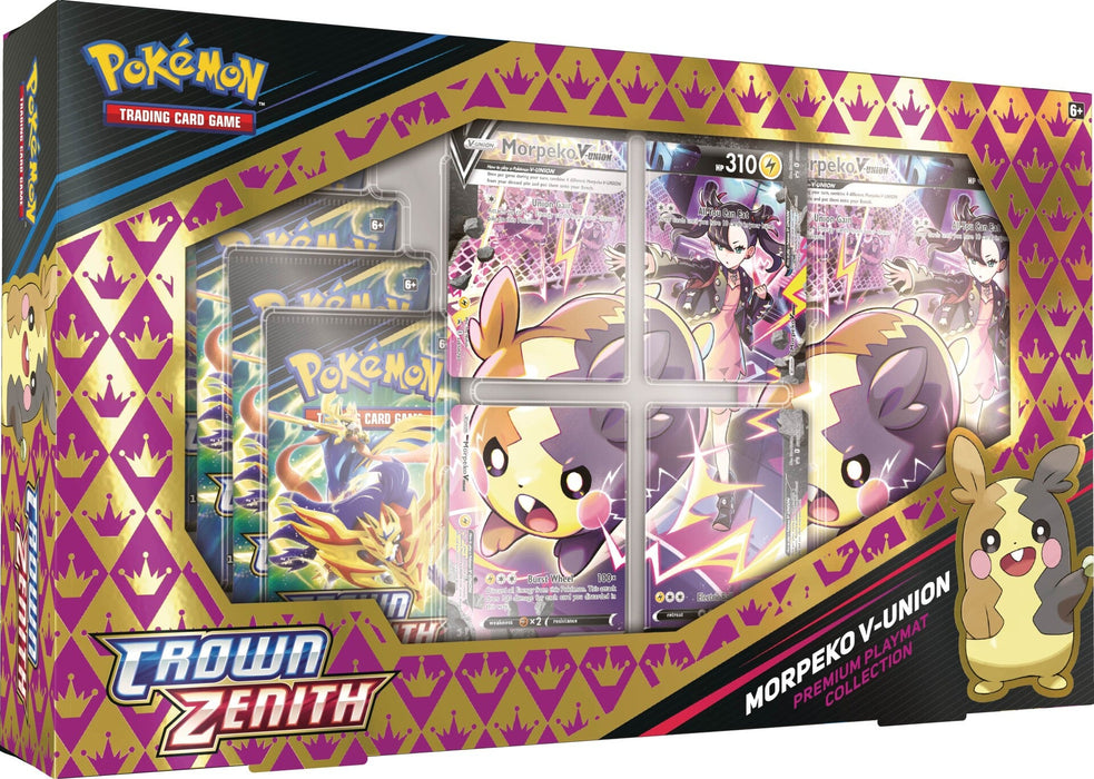 Pokemon TCG: Crown Zenith Morpeko V-Union Premium Playmat Collection