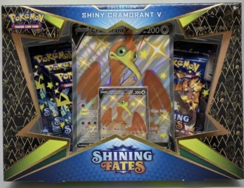 Pokemon TCG Shining Fates Shiny Cramorant V Box PKMN Store Pokemon TCG Shining Fates Shiny Cramorant V Box PKMN Store